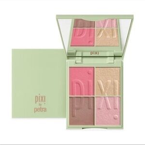 New: Pixi Glow Beauty Quad - Blush Contour Highlight Palette
